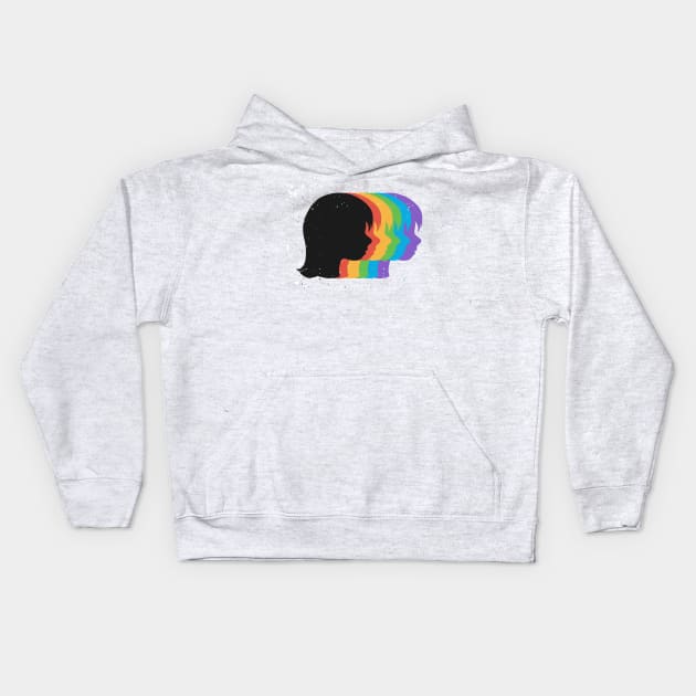 Emotions Face Kids Hoodie by 24julien